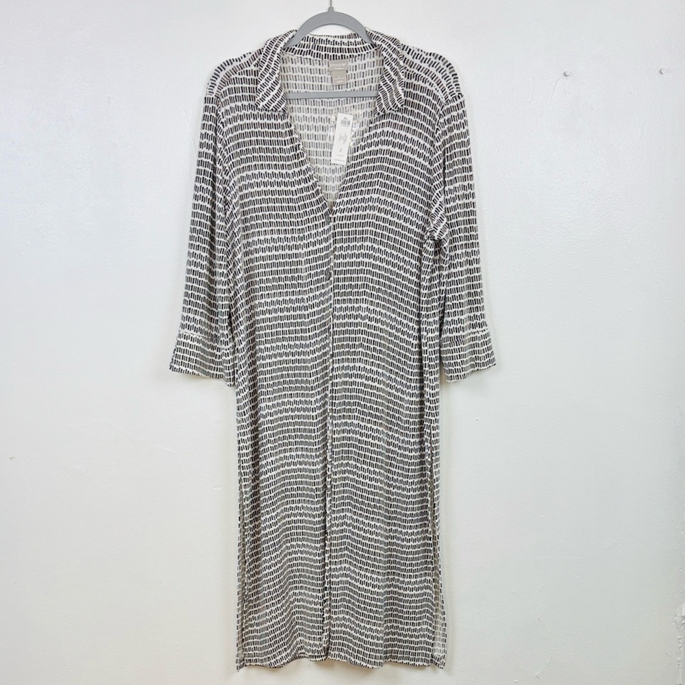 Chico’s‎ Travelers New Women’s U.S 12/14 Travelers Acetate Duster Jacket
